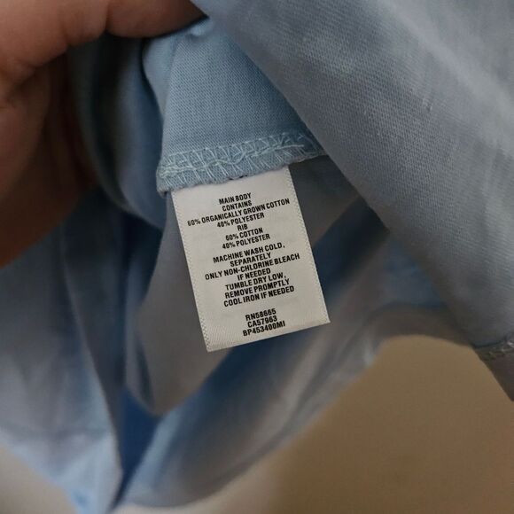 BP Tee Shirt Light Blue Graphic Make A Stand Pink Oversized Casual Crewneck - Picture 6 of 8